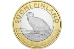 На биметаллической монете изображен орлан-белохвост 