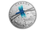 «Стрекоза» - канадская 3D-монета с ниобием