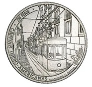 Нацбанк Португалии выпустил коллекционную монету с трамваем Лиссабона