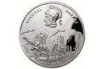 На монете «Ганнибал Барка» - цирконы в форме слезинок (1 доллар)