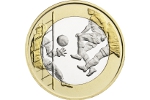 «Футбол» - новая биметаллическая монета Финляндии