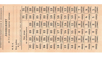 Временные платежные чеки Тарту 1992 г. На бланках продовольственных карточек СССР