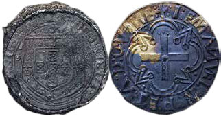 Монета с корабля Васко да Гамы